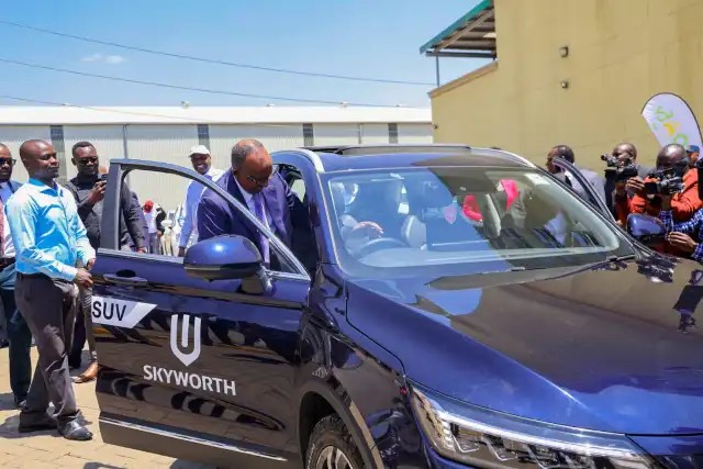 picture of emnvironment cs aden duale launching moja ev in kenya