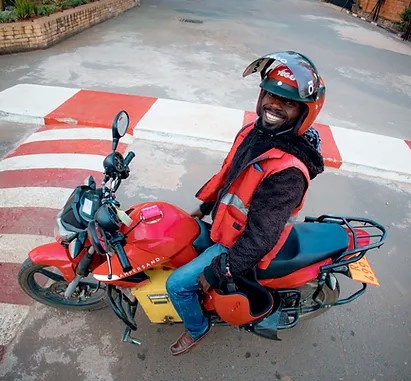 picture of an electric bike in rwanda